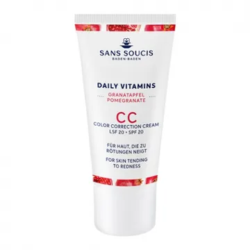 Sans Soucis Daily Vitamins CC Color Correction Cream mot röd hud