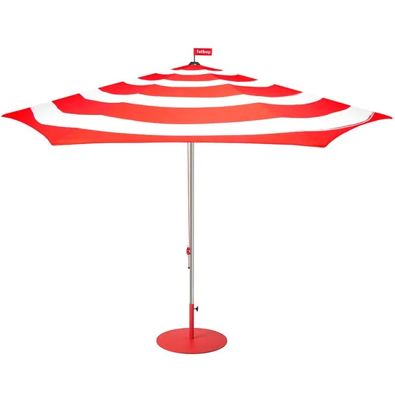 Fatboy, Stripesol parasoll 350 cm röd