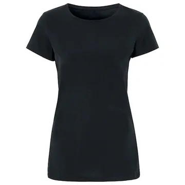 Tilly Fit Tee BLACK S: Unisex & Slitstark Arbets T-shirt