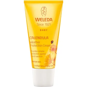Weleda Calendula Weather Protection Cream - 30 ml: Skyddande Ansiktskräm för Bebisar