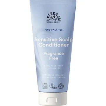 Urtekram Sensitive Scalp Conditioner Fragrance Free ger mjukt och friskt hår