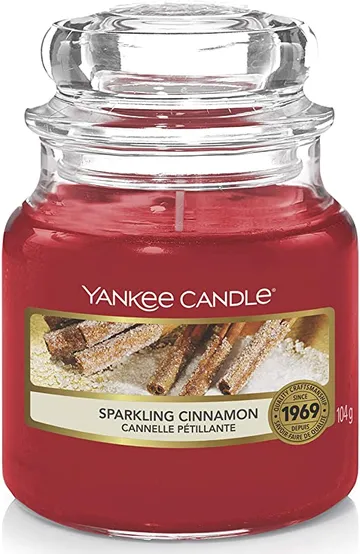 Yankee Candle SmallSparkling Cinnamon: Julstämning i ett ljuvligt doftspråk