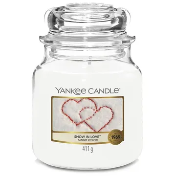 Yankee Candle Medium - Snow In Love: En Fr&auml;sch Doft F&ouml;r Alla Hem