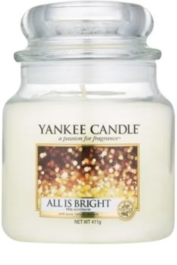 Yankee Candle Medium - All Is Bright: En Upplyftande Doft &nbsp;-&nbsp; Jiroy