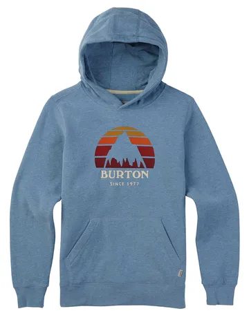 Burton Taproot Hood JR Blue Heaven i storlek XL: Frejdig hoodie för barn