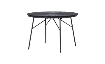 ELLEN Trädgårdsbord Svart 110 cm: En Perfekt Kombination av Stil, Funktion och Komfort